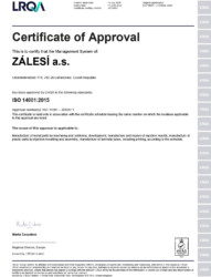 ISO 14001:2015 Kovo AD 01 ISO 14001:2015 Kovo AD 01